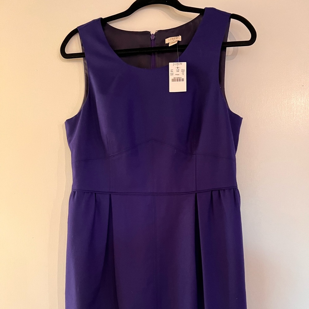NWT J. Crew size 12 Navy dress